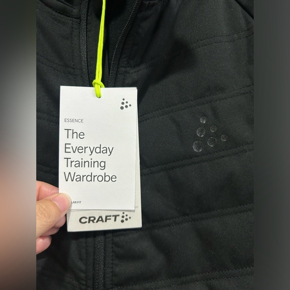 Craft Women’s XL ADV Essence Warm Jacket Black NWT Wind Protection Thumbholes - Picture 4 of 14